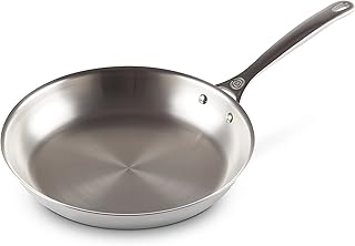 LE CREUSET Poêle à Frire Peu Profonde en Inox, 20 cm, Sans revêtement, 96600220000100 - Image 1