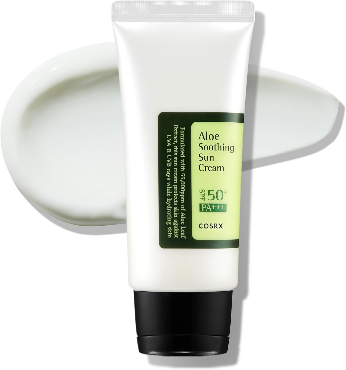 COSRX Aloe Soothing Sun Cream SPF 50 Crème solaire hydratante à l'aloe vera pour tous les types de peau, visage et corps Coréen - Image 1