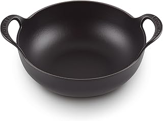 Le Creuset Plat Balti en Fonte émaillée 24 cm, 2,7 litres, Noir Mat, 20142240000460 - Image 1