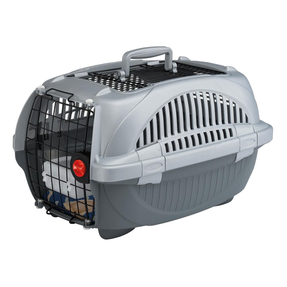 Ferplast Ferplast Atlas Deluxe 20 Open Cat Carrier 37.4 x 57.6 x 33 cm Grey - Image 1