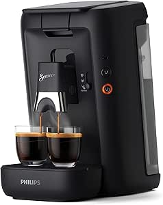 Philips Senseo Maestro CSA260/60 Coffee Pod Maker with Coffee Intensity Selection and Memo Function, 1.2 Litre Water Tank, Green Product, Black - Image 1