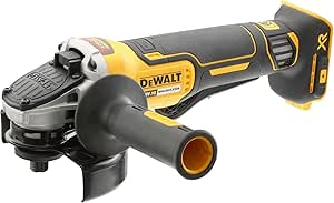 DEWALT XR 18V Brushless 125 mm Grinder - Paddle Switch - Tools without Battery or Motor - 2 Position Side Handle, Adjustable Protective Case & Service Key Included, DCG406N-XJ - Image 1