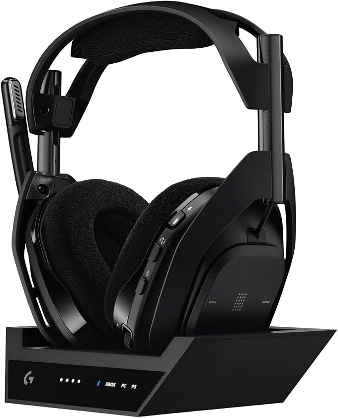 Logitech G Astro A50 X LIGHTSPEED Wireless Gaming Headset with Base Station, PRO-G GRAPHENE, PLAYSYNC on Xbox Series X|S, Xbox One, Windows 10/11, Bluetooth, HDMI 2.1 Passthru, Black - Image 1