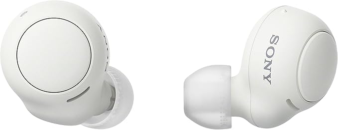 Sony WF-C500 - Wireless Bluetooth Earphones (IPX4 Waterproof Up to 20 Hours of Battery Life) - White - Image 1