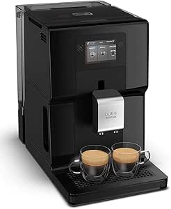 Krups Coffee bean grinder machine, colour touch screen, 11 pre-recorded recipes, Intuitive light indicators, front tray access, Easy cleaning, Intuition Preference EA873810 - Image 1
