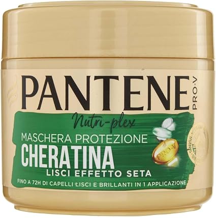 Pantene Pro-V Silky Effect Hair Mask with Keratin Protection for Smooth, Shiny Hair Up to 72 Hours with 1 Application 300ml - Image 1