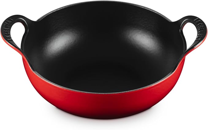 Le Creuset 20142240600460 Balti Enamelled Cast Iron Dish 24 cm, 2.7 Liters, Cherry - Image 1