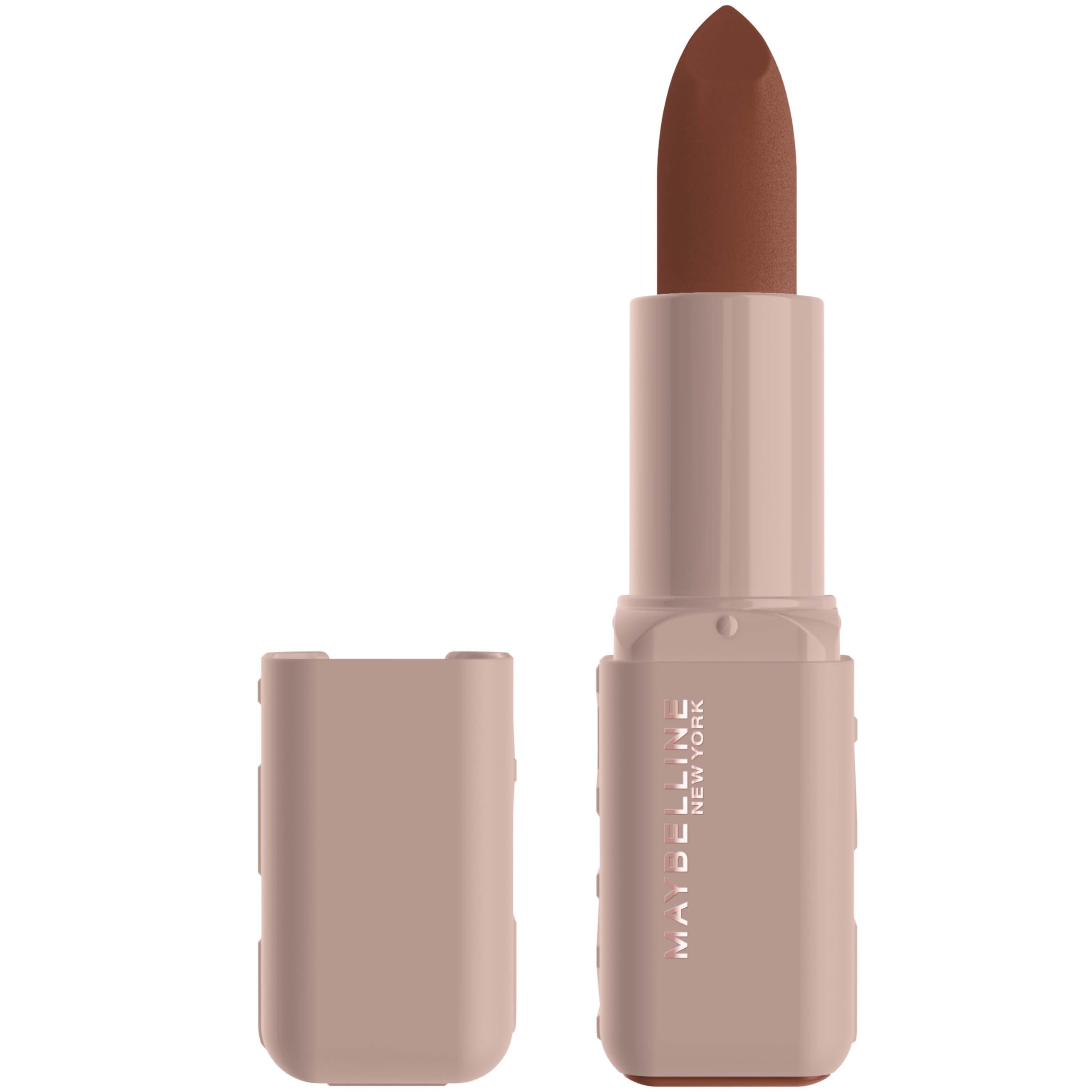 Maybelline New York - Serum Lipstick - Intense and Comfortable Colour - Moisturizing and Plumping Care - Up to 8 hours of hydration - Maybelline Serum Lipstick - Shade : 007 Avenue A - Image 1