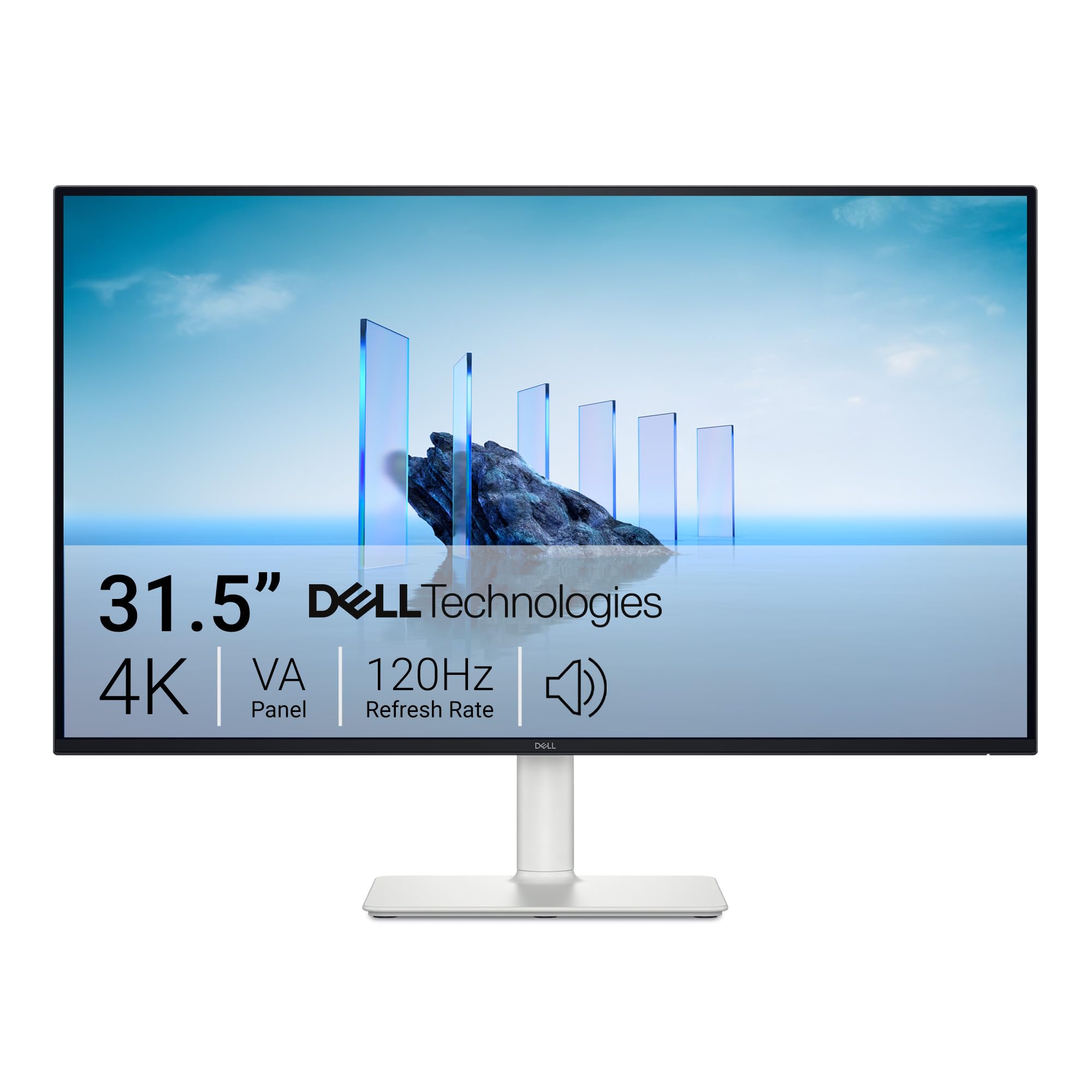 Dell 32 Plus PC Monitor - S3225QS, 4K UHD (3840x2160), 120Hz, VA, 4ms, AMD FreeSync Premium, 95% DCI-P3, HDR10, Height Adjustment, Built-in Speakers, DisplayPort, 2 HDMI, 3 Year Warranty - Image 1