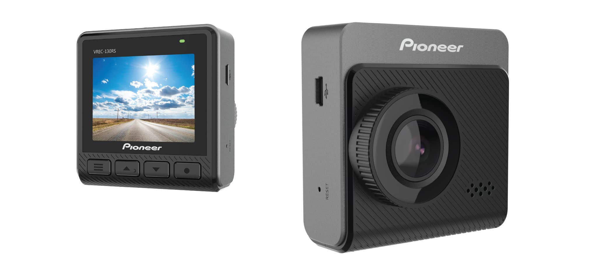 Pioneer VREC-130RS Full HD 30fps Front Dash Cam 132° Wide View Angle - Image 1