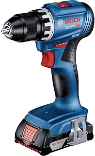 Bosch Professional 18V System perceuse-visseuse sans-fil GSR 18V-45 (régime à vide 1.900 tr/min, avec 2 batteries 3,0 Ah, chargeur rapide GAL 18V-40, L-BOXX) - Image 1