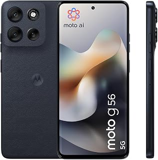 Motorola g 56 8, 256 Go, Smartphone debloqué, écran 6,72", Appareil Photo 50 MP, Batterie 5200 mAh, Black Oyster (Noir), Coque de Protection et câble USB C Inclus - Image 1