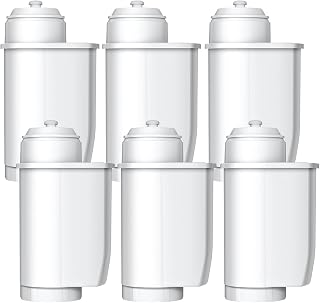 6 Pack Water Filter Replacement for Siemens EQ Series, EQ5 EQ6 EQ9 S500 S700 S900, EQ500, TZ70003, Bosch TCZ7003, TCZ7033, 467873, Brita Intenza, 12008246 - Image 1