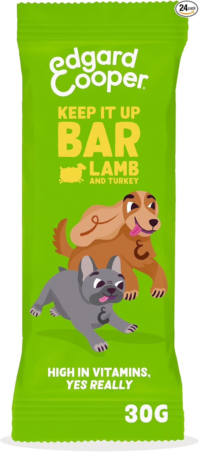 Edgard & Cooper - Natural Food for Adult Dogs and Puppies - Keep It Up Barretta - Lamb - Grain Free and Rich in Fresh Meat Rewards - 30g x 1 - Image 1