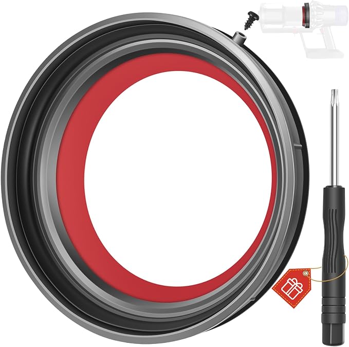 V10 Gasket for Dyson V10 SV12 Spare Parts Gaskets Fixed Sealing Ring for Dyson SV13 SV27 Gasket Ring Waterproof with Screwdriver Fixed Seals - Image 1
