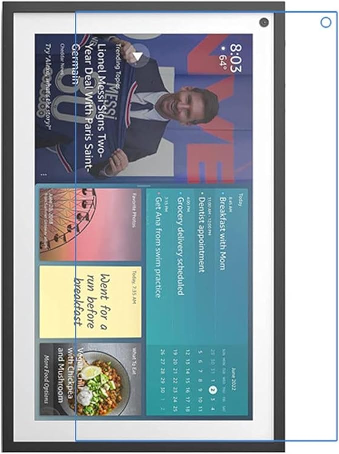 Für Amazon Echo Show 15 Screen Protector Full Coverage gehärtetes Glas(Amazon Echo Show 15,2PSC) - Image 1