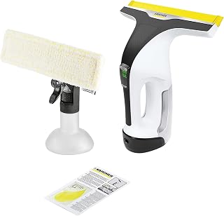 Kärcher Window Cleaner WV 6 Plus, Extended Battery Life of 100 Mins, LED Display, Interchangeable Squeegee: 280 mm, Sprayer with Microfibre, 20 ml Concentrated Glass Cleaner - Image 1