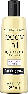 Neutrogena Huile pour le corps - Non parfumée - Formule légère au sésame - 250 ml - Image 1