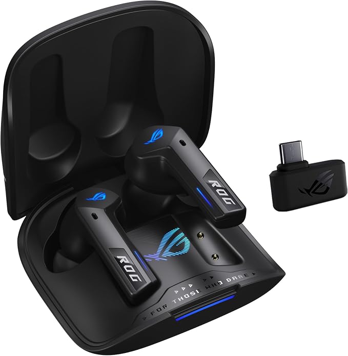 ASUS - ROG CETRA True Wireless SpeedNova Earphone Black - Image 1