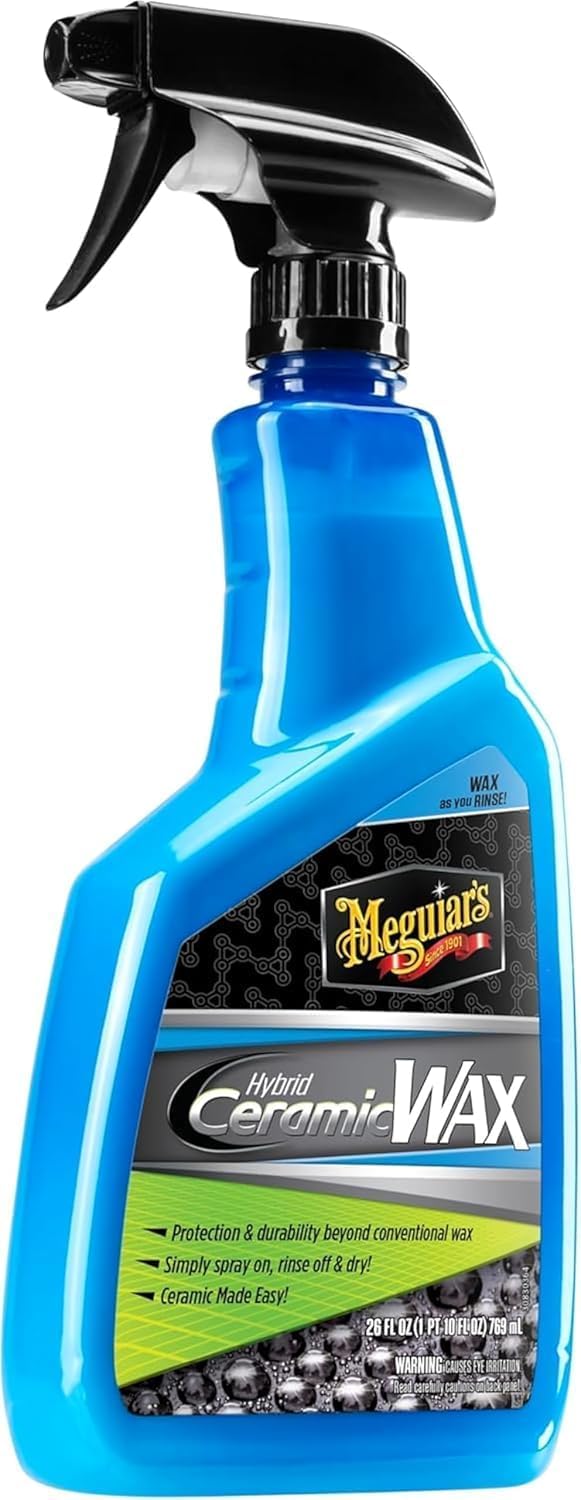 Meguiar's G190526EU Spray cire traitement hydrophobe - Hybride Céramique - Traitement Céramique Hydrophobe - Protection Avancée Carrosserie - Effet Perlant - Nettoyage Voiture - Image 1