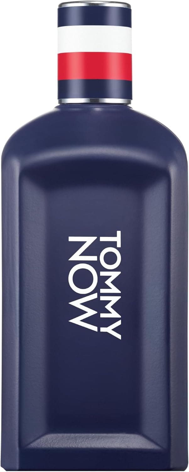 Tommy Hilfiger – TOMMY NOW Eau de Toilette 100 ml – Parfüm Herren – Holzig-würziger Duft – Zitrusnoten – Blauer Glasflakon