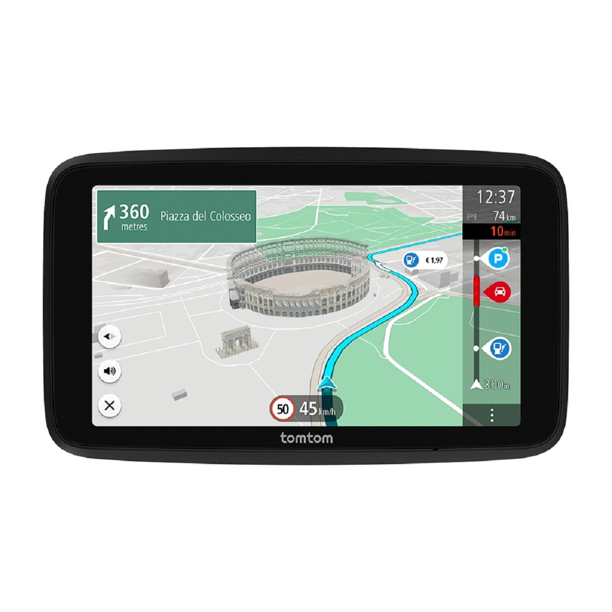 TomTom GO Superior GPS (6 Inch Screen, Traffic Info, Hazard Zone Alerts, World Maps, Quick Update Via WiFi, Fuel Price, Powered Magnetic Mount) - New Software - Image 1