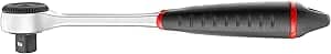 FACOM - 1/2" Ratchet Wrench - S.161B - Industrial Dust Proof - High Performance - 72-Tooth Mechanism - Rotary Cap Inversion - Compact Head - Bimatier Elastomer Handle