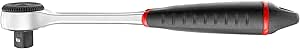 FACOM - 1/2" Ratchet Wrench - S.161B - Industrial Dust Proof - High Performance - 72-Tooth Mechanism - Rotary Cap Inversion - Compact Head - Bimatier Elastomer Handle - Image 1