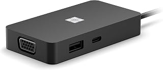 Surface Travel Hub - USB-C Multiport Adapter, 5-in-1 USB-C Hub Compact, Lightweight and Easy to Carry - Compatible with Windows, Chrome OS, MacOS, Android - Image 1