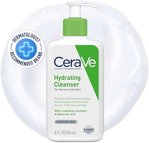 Cleansing Cream for Face and Body Normal Dry Skin 236 ml Cleanse Corps Cerave - Image 1