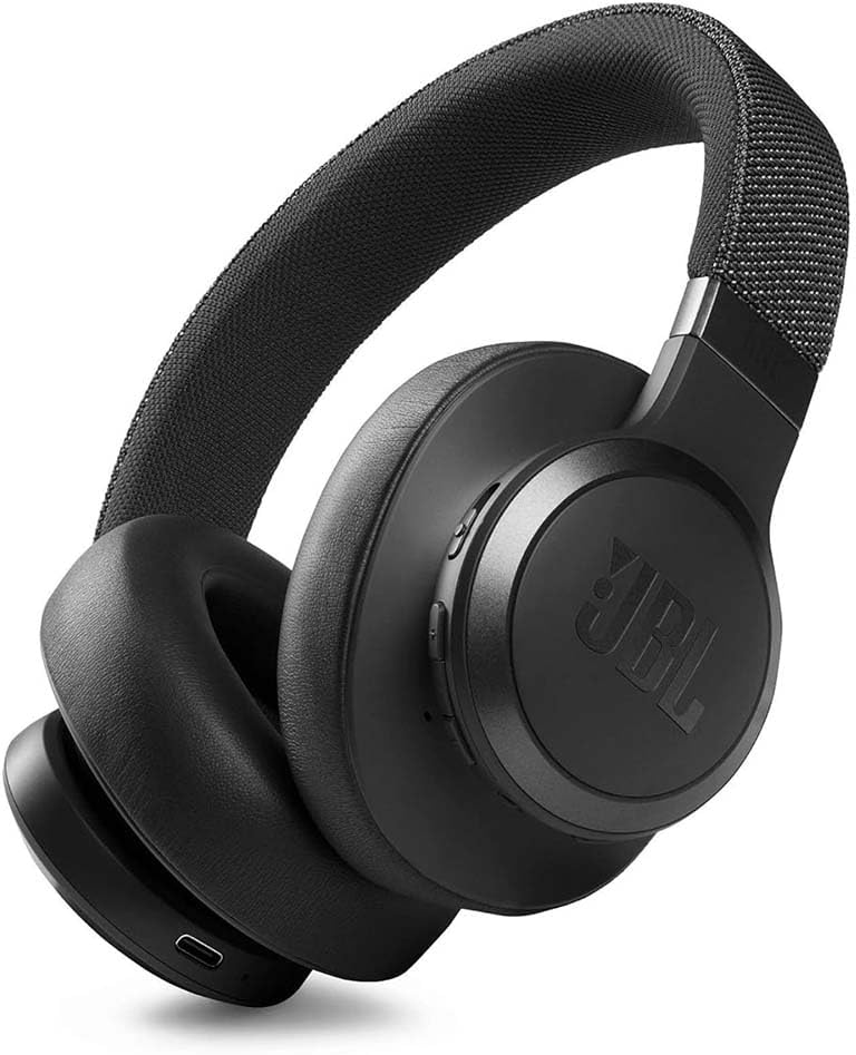 JBL Live 660 NC – Casque audio circum-auriculaire sans fil – Écouteurs Bluetooth avec réduction de bruit et commande pour appels – Autonomie jusqu'à 50 heures – Noir - Image 1
