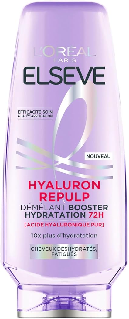 L'ORÉAL PARIS - Re-hydrating Detangler for Dehydrated and Tired Hair - 72H Hydration - Shine - Flexibility - With Hyaluronic Acid - Elseve Hyaluron Repulp - 250 ml - Image 1