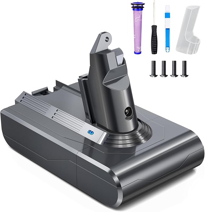Battery for Dyson V6 DC62 DC58 DC59 DC61 DC72 DC74 V6 Handheld Vacuum Cleaner Battery Replacement V6 Animal Absolute Motorhead Fluffy SV03 SV04 SV05 SV06 SV07 SV09 VTC4 - Image 1