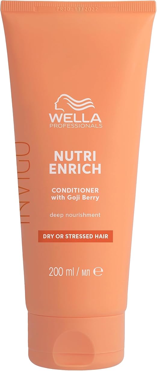 Wella Professionals Invigo Nutri Enrich Anti-Frizz Nourishing Conditioner with Oleic Acid and Goji Berries - Restores Damaged Dry Hair - Image 1