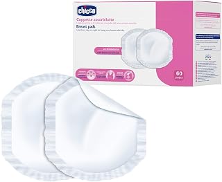 60 Pieces Absorbent Day and Night Cups Antibacterial Super Absorbent Soft Breathable Cups with Adhesive Strip to Hold Cups in Place, Low Profile Design - Image 1