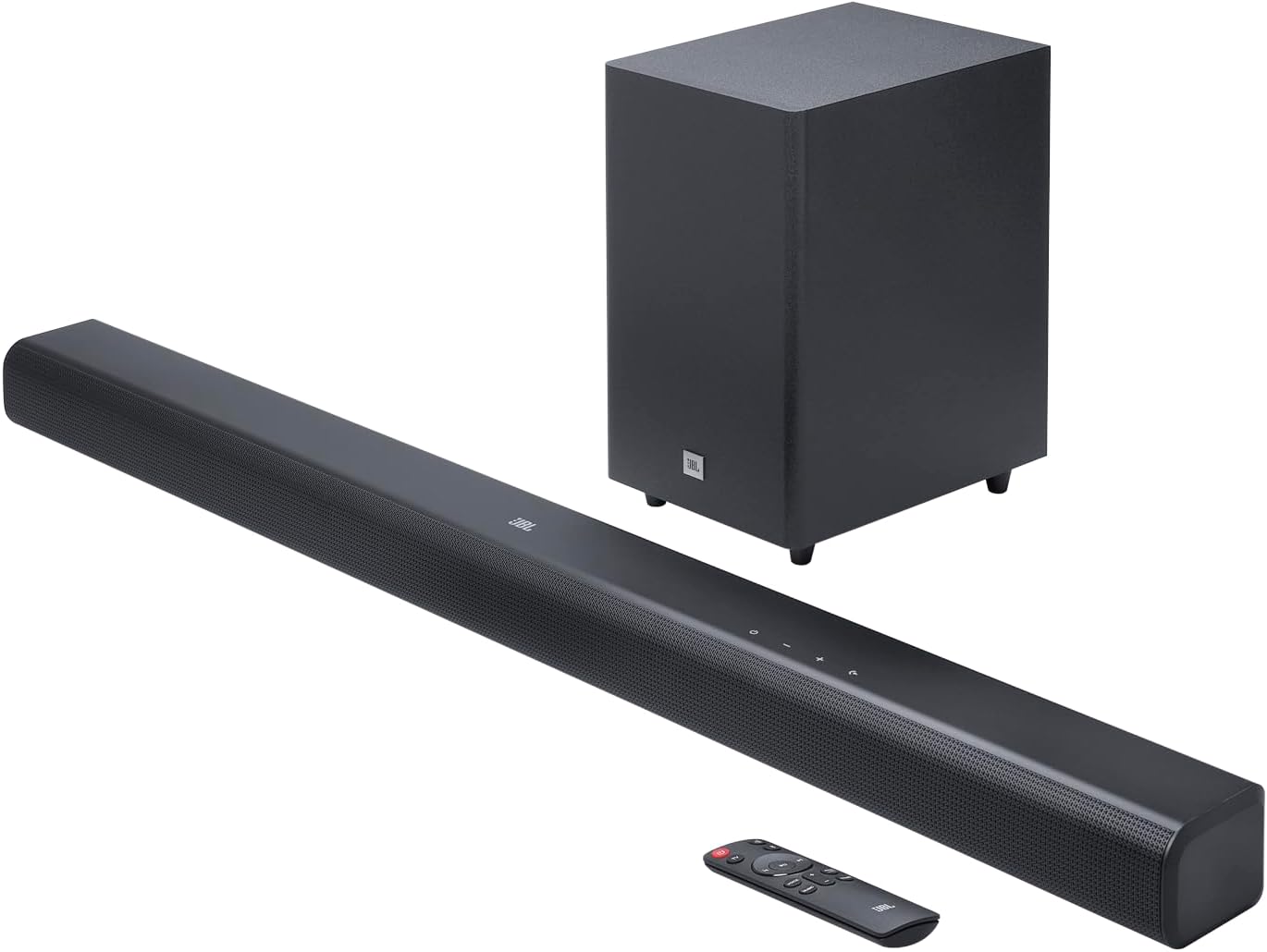 JBL Cinema SB 550, Barre de son 3.1 canaux avec caisson de basses sans fil, connexion HDMI ARC, Dolby Audio, musique sans fil en streaming, Bluetooth intégré, design compact, 250 W, en noir - Image 1