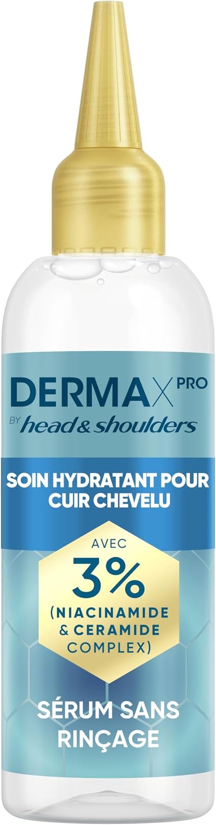DermaXPro by Head & Shoulders Moisturizing Scalp Cream 145ml with Niacinamide and Ceramic Complex, Dry and Tirailed Scalp, Leave-In Serum with Lightness Sensation - Image 1
