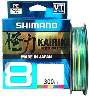 Kairiki 8, 300 Meter, Multi-Colour, Braided Fishing Line, 59WPLA68R2 - Image 1
