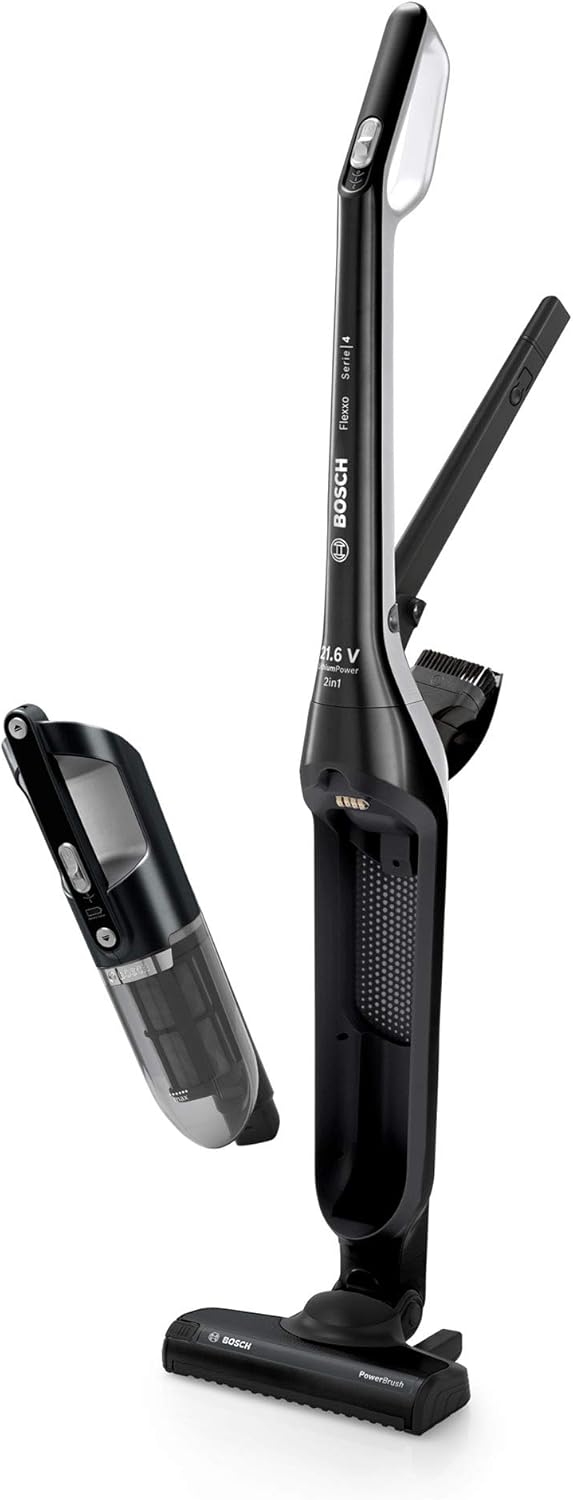 Bosch Flexxo Serie | 4 - 2 in 1 rechargeable vacuum cleaner, cordless vacuum cleaner; stick vacuum & table vacuum cleaner, power 21.6V, integrated accessories, performing on different floor types, - Image 1