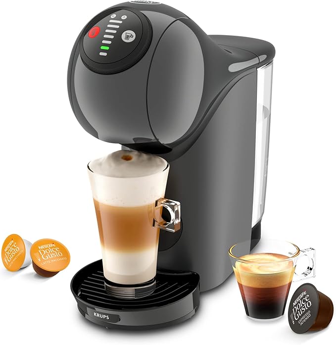 Nescafé Dolce Gusto Krups Coffee Maker Multi-Drink Pods, 0.8 L, Adjustable Drink Size, Espresso Machine, Compact Coffee Maker, Automatic Shut-off, Genio S KP243B10 - Image 1