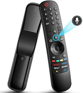AN-MR22GA Voice Magic Remote Control for LG TV 2018-2024, MR24GA MR23GA MR22GA MR21GA MR20GA Replacement Magic Remote Control with Voice Function and Pointer for LG Magic Remote - Image 1