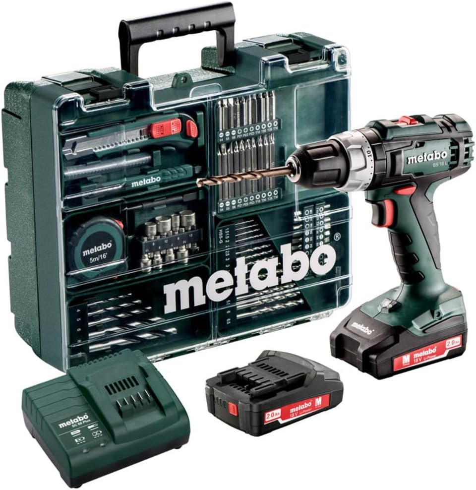 Perceuse visseuse sans fil 18V BS 18 L Set METABO - 602321870 - Image 1