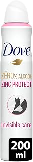 DOVE - Déodorant Femme Zinc Protect - Spray - 0% Alcool - Invisible Care - 72h de protection anti-odeurs - 200ml - Image 1