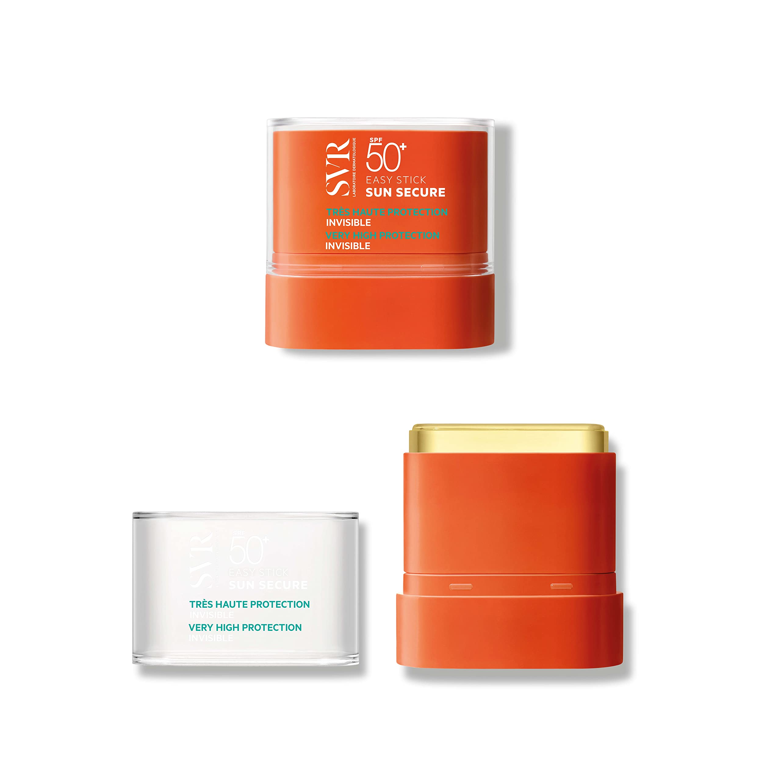 SVR - Sun Secure Easy Stick SPF50+ - Invisible sun stick for sensitive areas – Very high UVA, UVB, infrared & visible light protection – Sensitive skin – Antioxidants, Vitamin E – 10 g - Image 1
