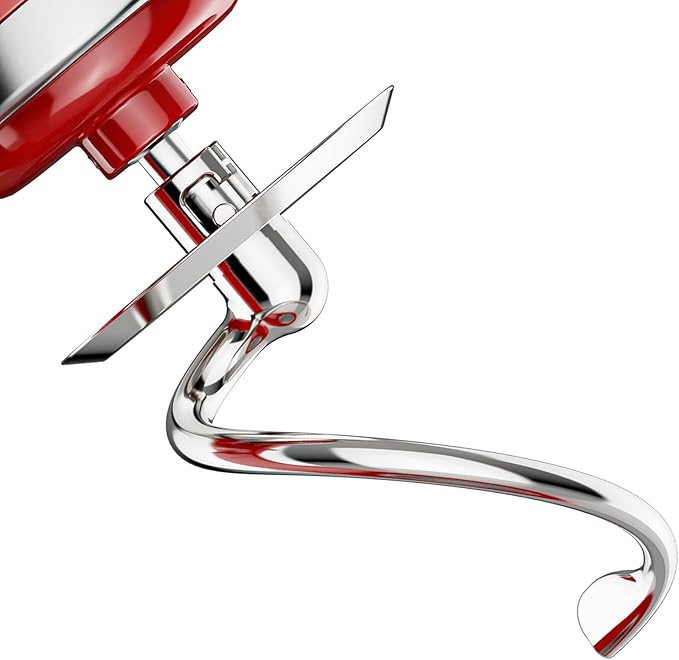 GVODE Dough Hook for Kitchenaid Beater, Dough Hook K45DH for Stand Mixer 4.3 & 4.7/4.8L Tilt Head, Dough Hook Stainless Steel Dishwasher Safe - Image 1