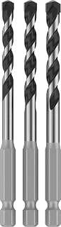 Bosch Lot de 3 forets PRO HEX-5 (pour pierre dure, béton, Ø 5,5, 6,0, 7,0 mm, accessoires professionnels pour perceuse, visseuse) - Image 1