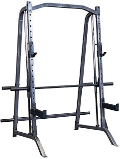 PSM200 Smith Machine for Home Gym - Strength Training Equipment with Safety Latches, Squat Cage, Half Rack and Weight Plate Storage - Image 1