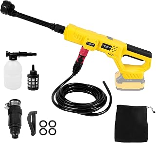Nettoyeur Haute Pression sans Fil pour Batterie Dewalt 20 V, 21 000 TR/Min, 1000 psi, Nettoyeur Haute Pression Portable avec buse 6 en 1 et Pot en Mousse pour Nettoyage de Voiture, clôture, Sol - Image 1