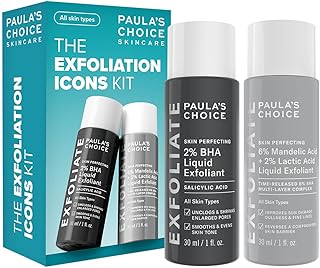 Paula's Choice Kit D'Exfoliants - AHA & BHA Exfoliant Liquide pour une Peau Plus Éclatante - Aide à Réduire les Points Noirs & les Imperfections - avec Acide Salicylique - Tous Types de Peaux - Image 1