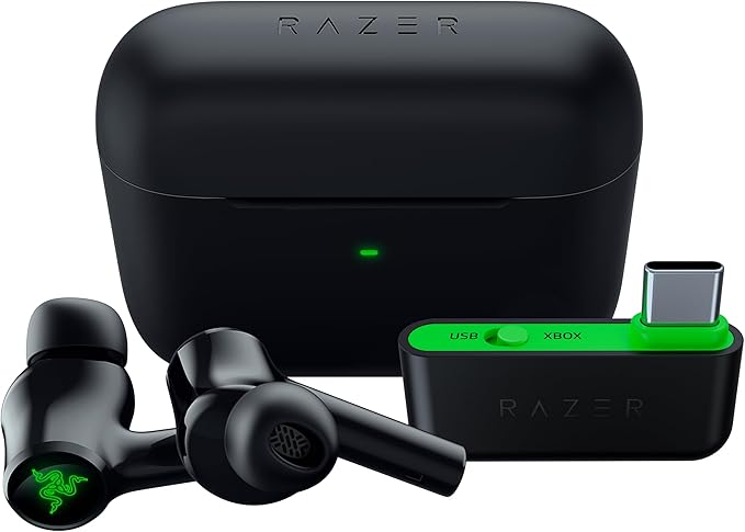 Razer Hammerhead HyperSpeed Wireless Gaming Headset for Xbox (HyperSpeed Wireless, Active Noise Reduction, Bluetooth 5.2, Up to 30H Battery) - Image 1